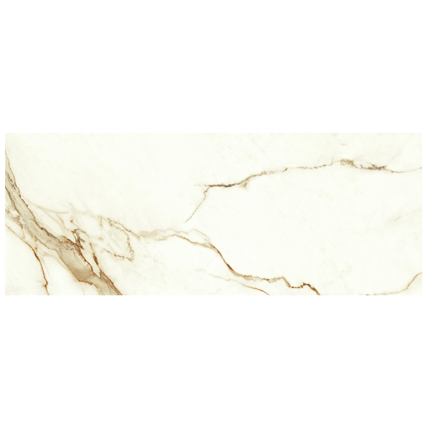 Faïence murale effet marbre - Marvel Shine Silk - 120,0 CM x 50,0 CM - ép. 8,50 MM - Coloris Calacatta Imperiale