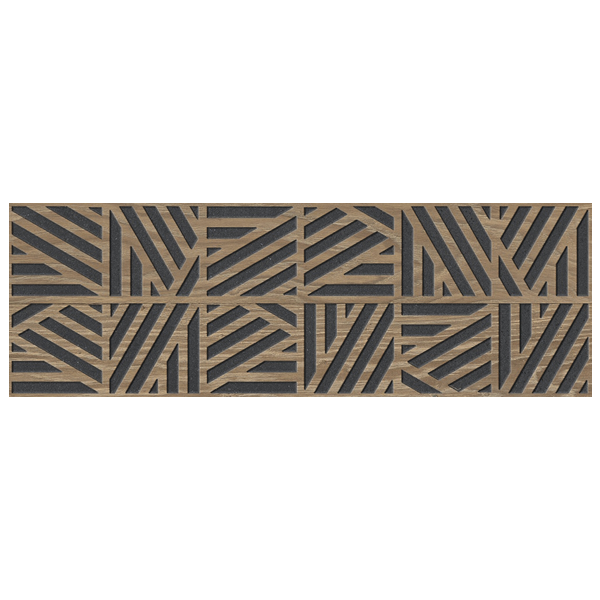 Faïence murale effet bois Burlington Cumbrian - 30,0 CM x 90,0 CM - ép. 10,60 MM - Volcano