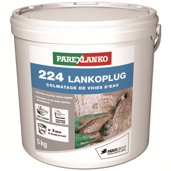 Mortier de colmatage à prise ultra-rapide de venue d'eau