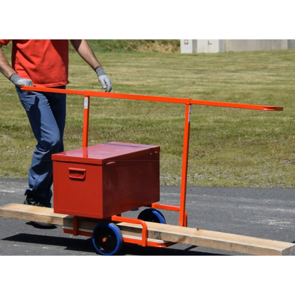 Chariot porte plaque 2 roues et bras extensibles Taliaplast - charge utile 450 kg