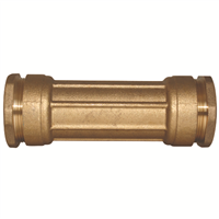 Manchon de réparation égal tuyau polyéthylène - Diamètre 32 mm - Noyon & Thiebault - Laiton