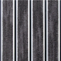 Tapis d'accueil antidérapant Dinac Aravis JF13 REPS à structure fermée et jonction PVC - hauteur 17,0 MM