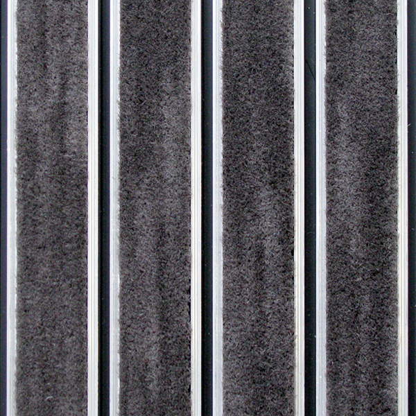 Tapis d'accueil antidérapant Dinac Aravis JF13 REPS à structure fermée et jonction PVC - hauteur 17,0 MM