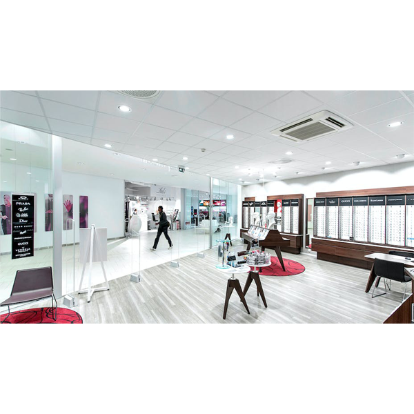 Dalle de plafond acoustique blanche - Artic - Bords A (droits) - 600,0 MM x 600 MM - ép.15,00 MM