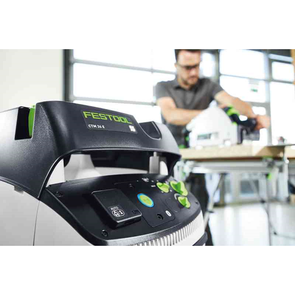 Aspirateur Festool CTM 36 E Cleantec avec tuyau d'aspiration lisse