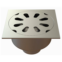 SIPHON 247X247 SORTIE VERT 100 MM 25100