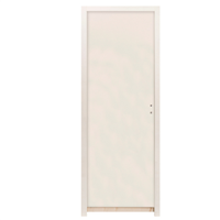 Bloc-porte âme pleine prépeint chant droit - Huisserie 88/56 et joint confort - serrure PDDT - Chauvat Portes - 204 CM x 83 CM - Poussant gauche