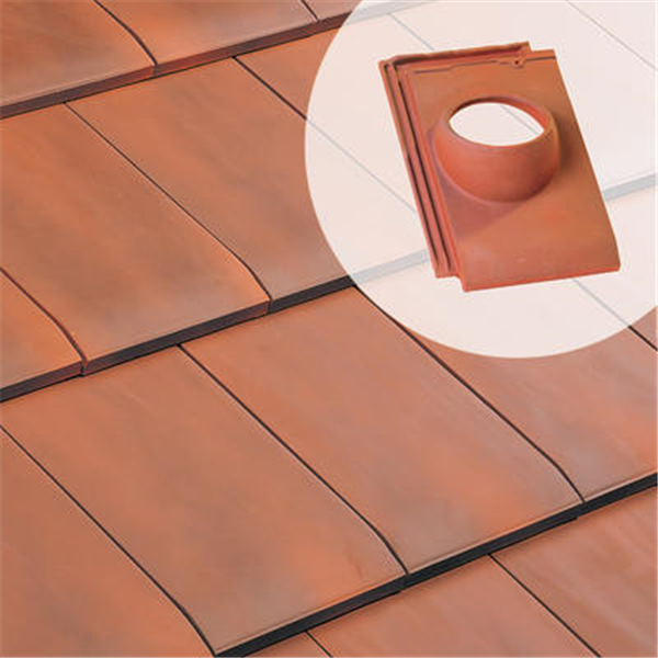 Tuile à douille HP 10 Huguenot - diamètre 160 mm - conforme VMC - Flammé rustique