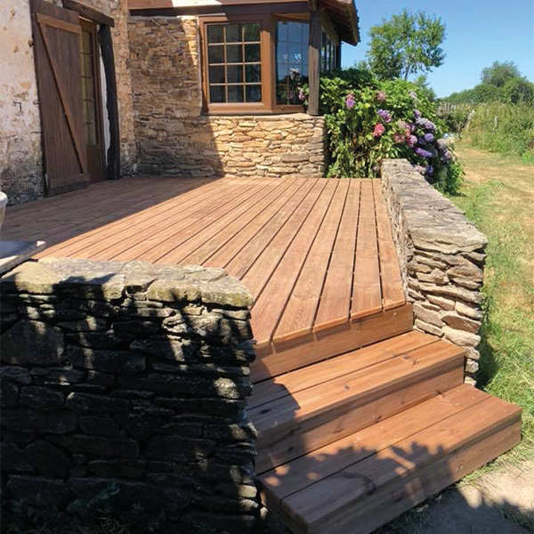 Lame de terrasse Douglas CLASSEO lisse - Non traitée - 400 CMx14.5 CM - ép. 2,8 CM