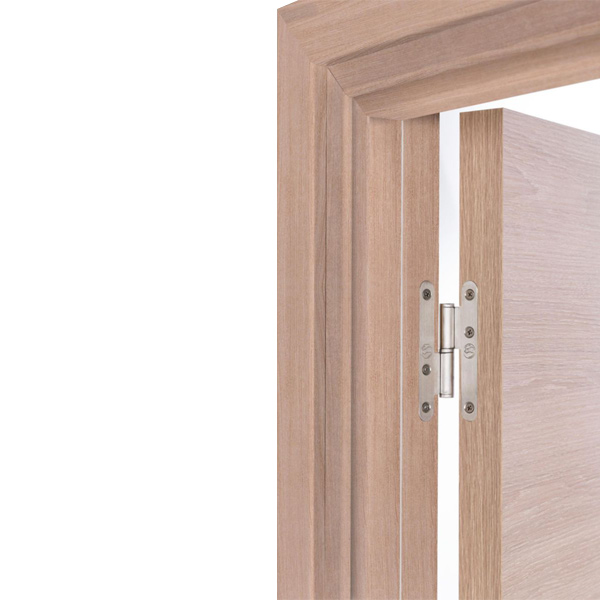 Porte d'intérieur MDF âme alvéolaire Kreation M03A serrure bec de canne à condamnation - 204 cm x 83 cm - Poussant gauche