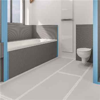 Tablier de baignoire à carreler Marmox Epoxy Board sans vérins - 1770 MMx600 MM - épaisseur 30 MM