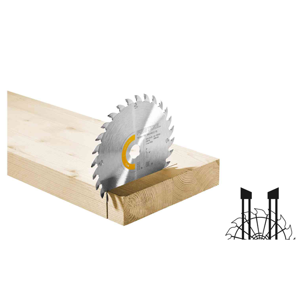 Lame de scie circulaire Universal Wood Festool HW 160 x 1,8 x 20 W28 - Tout bois - Ø 160 mm