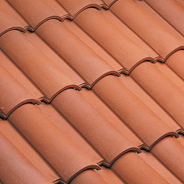 Tuile en terre cuite à emboîtement grand moule fortement galbée - Oméga 13 Ste Foy -