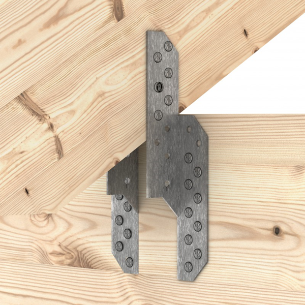 Patte de solivage droite 45x220 mm épaisseur 2 mm