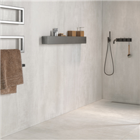 Carrelage intérieur effet métal en grès cérame - Titan - 60,0 CM x 60,0 CM - ép. 9,00 MM - Indium