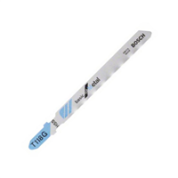 Lame de scie sauteuse pour métal - T 118 D Basic for Metal Bosch - Jeu de 5 lames