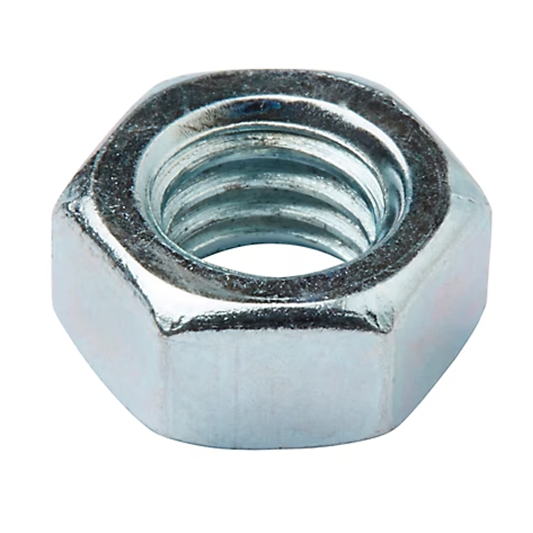 Écrou hexagonal zingué H8 DIN 934 ISO 4032 diamètre 8 mm - boîte de 100