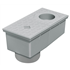 REGARD DESCENTE EAUX PLUVIALES 320X165 GRIS SORTIE VERTICALE
