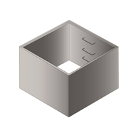 Elément regard carré 1200x1200mm hauteur 90cm avec échelon