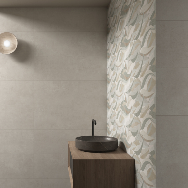 Carrelage en grès cérame effet ciment pour les murs intérieurs - Savannah Decor - 90 x 30 cm - ép. 8,5 mm