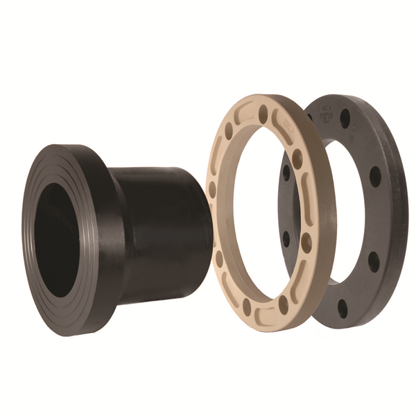 Collet bride anti-fluage D200 ISO PN16 