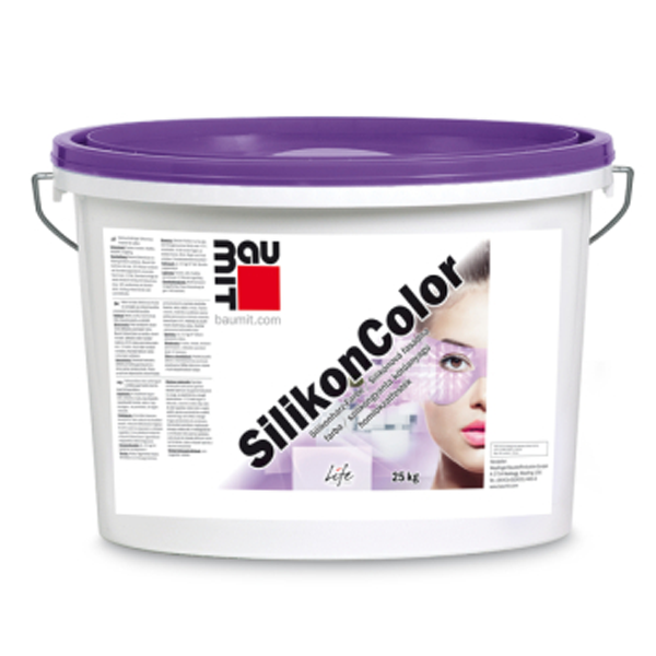 Peinture D2 hydrofuge pour façades extérieures - SilikonColor - RAL 0893 - Gris foncé - seau de 14l