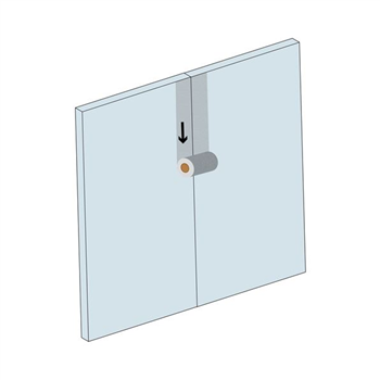 Bande d'armature Marmox en fibre de verre pour panneau à carreler Epoxy Board - largeur 10 CM - rouleau de 25 M