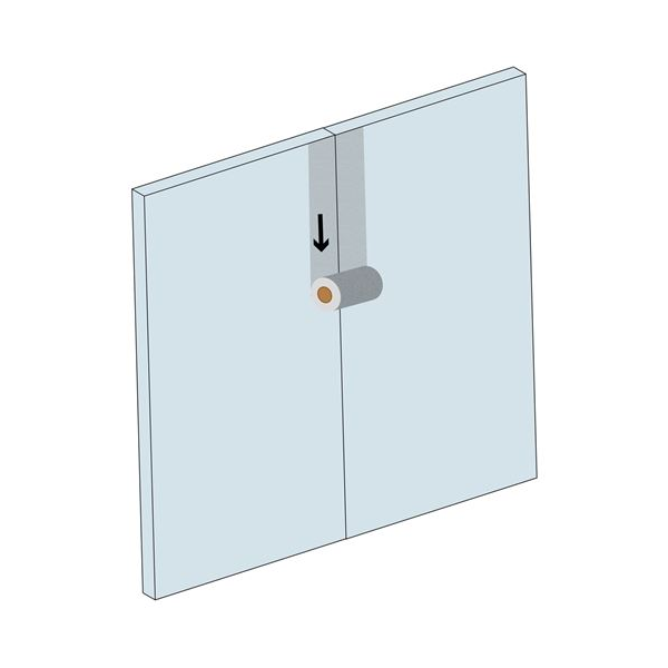 Bande d'armature Marmox en fibre de verre pour panneau à carreler Epoxy Board - largeur 10 CM - rouleau de 25 M