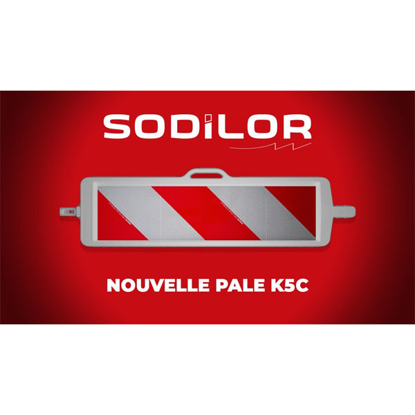 Balise d'alignement K5C Classe 2 empilable - 2 faces implantation droite et gauche - 1350 x 350 mm