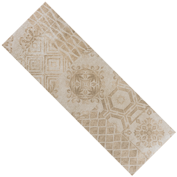 Décor faïence murale effet "béton ciré" CLARENS - 20 CMx60 CM ép.8,5 MM