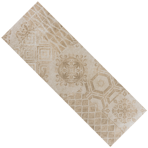 Décor faïence murale effet "béton ciré" CLARENS - 20 CMx60 CM ép.8,5 MM