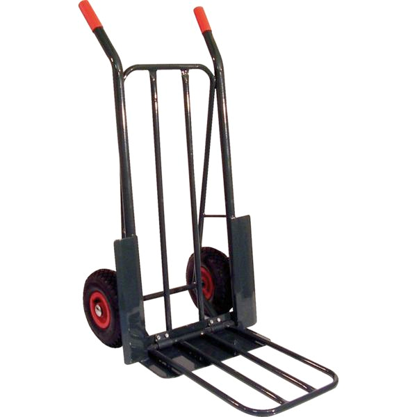 Diable multitâches avec bavette rabattable - KXL 250 Altrad - capacité de 250 kg - roues gonflables