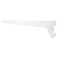 Console simple blanche - pas de 50 mm - longueur 250 mm