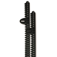 Crémaillère en nylon 1 m ( 2 x 50 cm) CR502 NICE pour portail coulissant Filo 600 et Filo 400