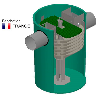 DECANT.COMPOS.A COUPELLES+ABSORPT.