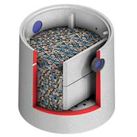 Bac décolloïdeur 200 litres sans couvercle