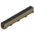 ACO SELF 100 BP HAUTEUR 145MM GRILLE CAILLEBOTIS ACIER GALVANISE B125