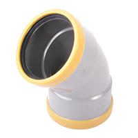 RACCORDS ASSAINISSEMENT-PVC Coude F/F 45° 125 JM C34