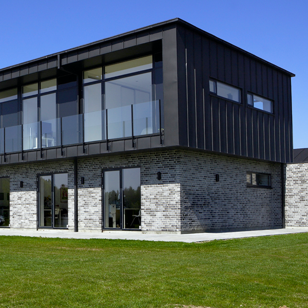 Feuille de zinc pour couverture de toit et façade VMZINC - aspect Anthra-Zinc - 1,00x2,00 MM - épaisseur 0,65 MM