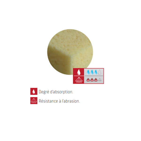 Platoir haute absorption monobloc en mousse - Épaisseur 3 cm - 28 cm x 14 cm - Plastique