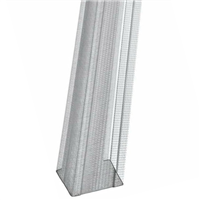 Montant d'ossature métallique Prégymétal pour cloison contre-cloison et plafond - Siniat 36-40/6 - long. 3,00 M
