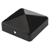 Chapeau en pyramide Simpson CABOCHON90PB pour poteau en bois de section 90 x 90 mm - finition noire