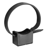 Collier avec embase - diamètre 16 à 32 mm - coloris noir - sachet de 10