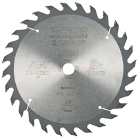 Lame scie circulaire bois universel Dewalt DT4031-QZ Ø 184 mm alésage 16 mm 28 dents