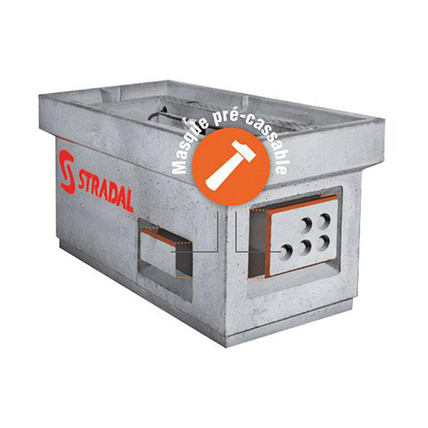 CHAMBRE BETON PTT SS FOND L1R