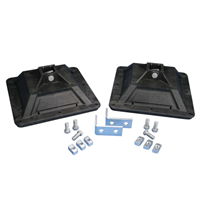 Support en H sans rail Erico pour climatiseur ou chauffage - Charge statique 6 670 N - Hauteur 117 mm