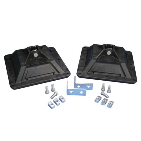 Support en H sans rail Erico pour climatiseur ou chauffage - Charge statique 6 670 N - Hauteur 117 mm