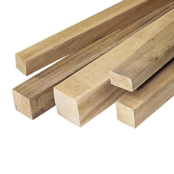 Bois d'ossature Pin du Nord raboté 4 faces C18 - Traité Classe 4 Vert - 145 MM x 145 MM - Long. 3 M