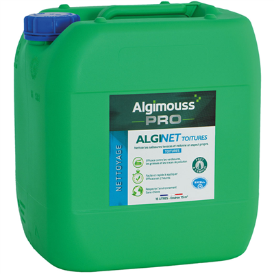 Nettoyant toitures prêt à l'emploi - Alginet Toitures - bidon de 15 litres