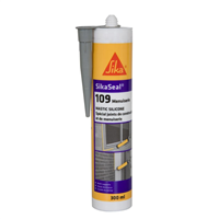 Mastic silicone neutre pour menuiseries - SikaSeal 109 - Gris - Cartouche 300 ml